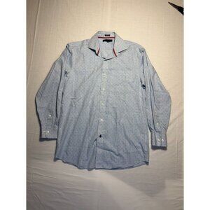Tommy Hilfiger Men’s Dress Shirt 15 32/33 Regular Fit Grey Long Sleeve